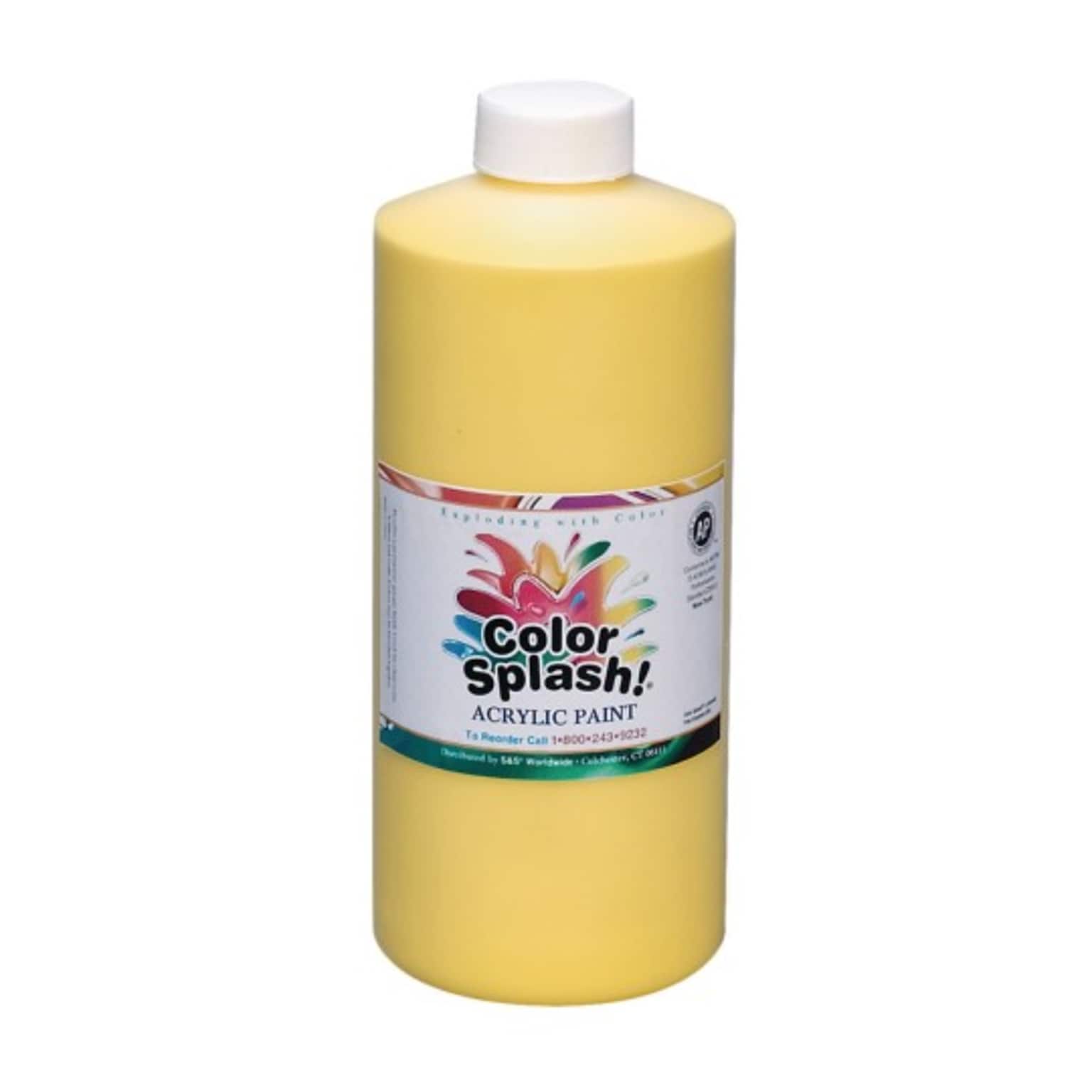 Color Splash 32 oz. Acrylic Paint, Yellow (PT3362003)