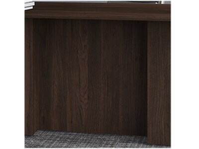 Bush Business Furniture Office 500 72"W Adjustable U-Shaped Executive Desk with Drawers, Black Walnut (OF5005BWSU)