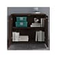 Bush Business Furniture Office 500 70.09" Storage Cabinet with 4 Shelves, Black Walnut (OF5008BWSU)