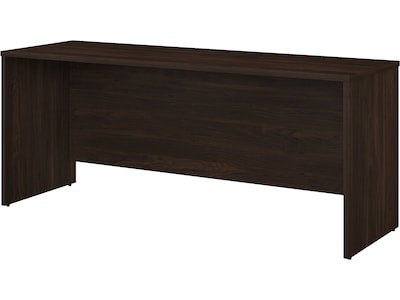 Bush Business Furniture Office 500 72W Credenza Desk, Black Walnut (OFD272BW)