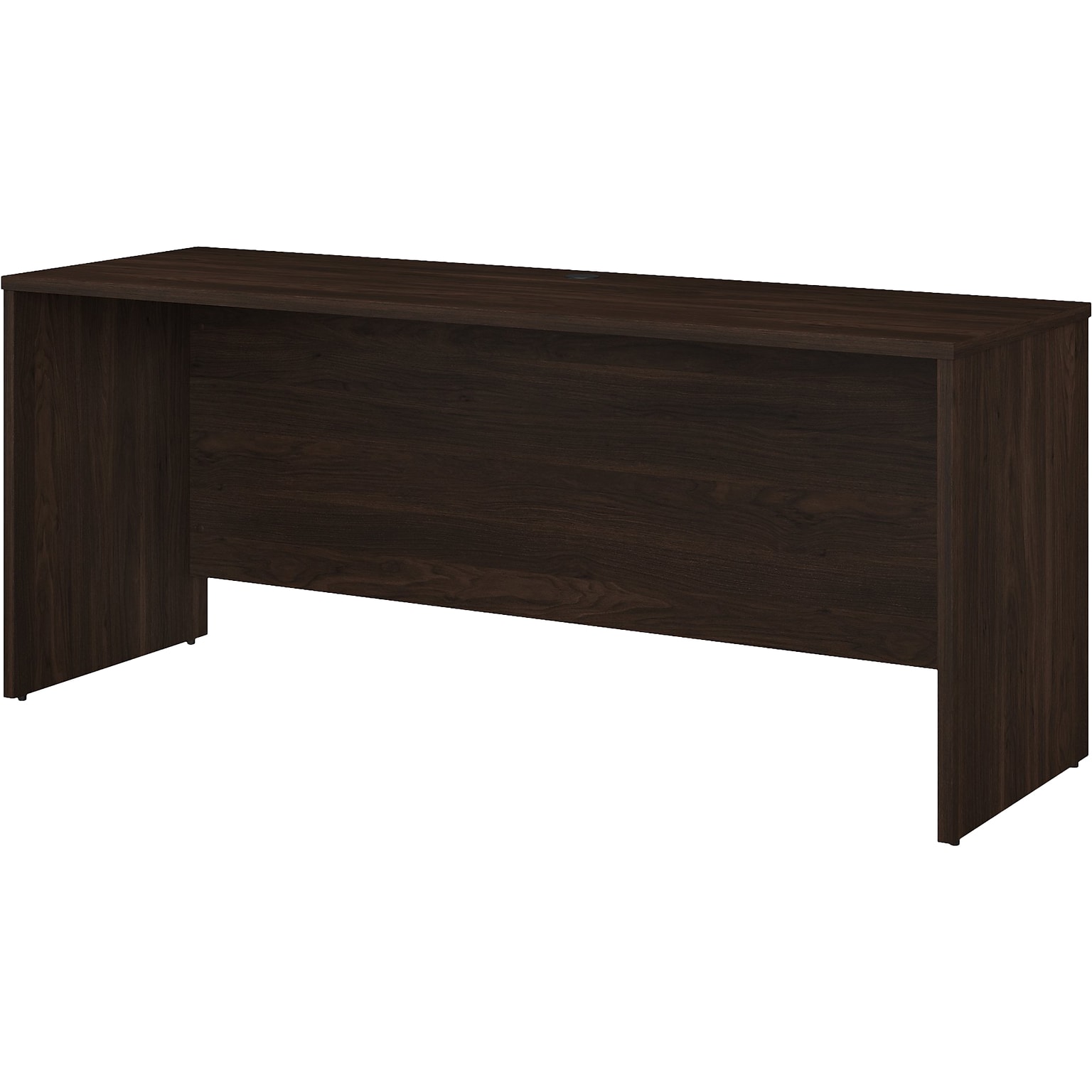 Bush Business Furniture Office 500 72W Credenza Desk, Black Walnut (OFD272BW)