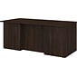 Bush Business Furniture Office 500 72"W Executive Desk, Black Walnut (OFD172BWK)