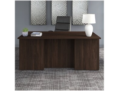 Bush Business Furniture Office 500 72"W Executive Desk, Black Walnut (OFD172BWK)