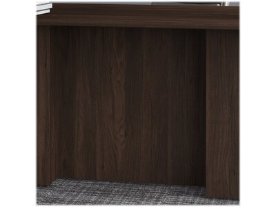Bush Business Furniture Office 500 72"W U Shaped Executive Desk with Drawers and Hutch, Black Walnut (OF5003BWSU)