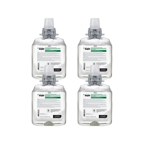 GOJO Foaming Hand Soap Refill, 1250 ML., 4/Carton (5165-04)