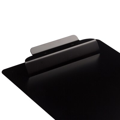 JAM Paper Premium Aluminum Clipboard, Letter Size, Black (340933560Z)