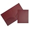 JAM Paper 2-Pocket Heavy Duty Folders, Burgundy, 108/Pack (383Hbgb)