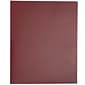 JAM Paper 2-Pocket Heavy Duty Folders, Burgundy, 108/Pack (383Hbgb)