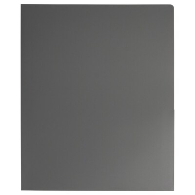 JAM Paper Heavy Duty 2-Pocket Folders, Grey, 6/Pack (383HGYA)