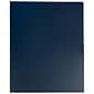 JAM Paper Heavy Duty 2-Pocket Folders, Navy Blue, 6/Pack (383HNAA)