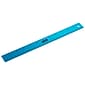 JAM Paper Stainless Steel 12 Ruler, Blue (347M12BU)
