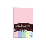 Astrobrights Astrodesigns 65 lb. Paper, 8.5 x 11, Assorted Pastel Colors, 50 Sheets/Pack (91803)