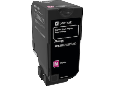 Lexmark 84C0HMG Magenta High Yield Toner Cartridge, Prints Up to 16,000 Pages