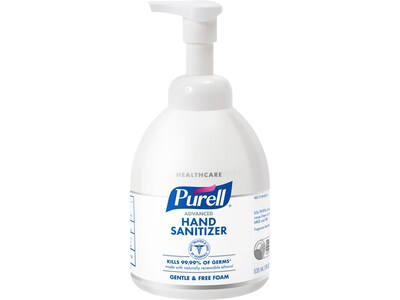 PURELL Advanced Hand Sanitizer Green Certified Foam, 535 mL Pump Bottle, 4/Pack (5791-04)