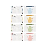 Better Office 6 x 4 Recipe Index Cards, Lined, Assorted Colors, 100/Pack (64581)