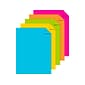 Astrobrights Bright 65 lb. Cardstock Paper, 8.5" x 11", Assorted Colors, 250 Sheets/Pack (99904)