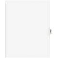 Avery Legal Pre-Printed Paper Dividers, Side Tab EXHIBIT F, White, Avery Style, Letter Size, 25/Pack