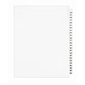 Avery Legal Pre-Printed Paper Divider Collated Set, 176-200 Tabs, White, Avery Style, Letter Size (0
