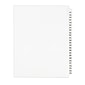 Avery Legal Pre-Printed Paper Divider Collated Set, 151-175 Tabs, White, Avery Style, Letter Size (01336)