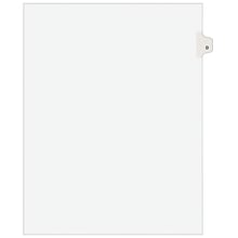 Avery Style Individual Legal Divider, Tab D, 8.5 x 11, White, 25/Set (01404)