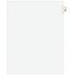 Avery Legal Pre-Printed Paper Divider, Side Tab B, White, Avery Style, Letter Size, 25/Pack (01402)