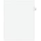 Avery Style Individual Legal Divider, Tab E, 8.5 x 11, White, 25/Set (01405)