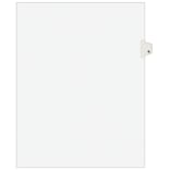 Avery Style Individual Legal Divider, Tab G, 8.5 x 11, White, 25/Set (01407)