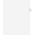 Avery Style Individual Legal Divider, Tab G, 8.5 x 11, White, 25/Set (01407)