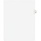 Avery Style Individual Legal Divider, Tab G, 8.5" x 11", White, 25/Set (01407)