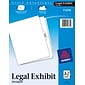 Avery Premium Collated Legal Paper Dividers, A-Z & Table of Content Tabs, White, Avery Style, Letter Size (11374)