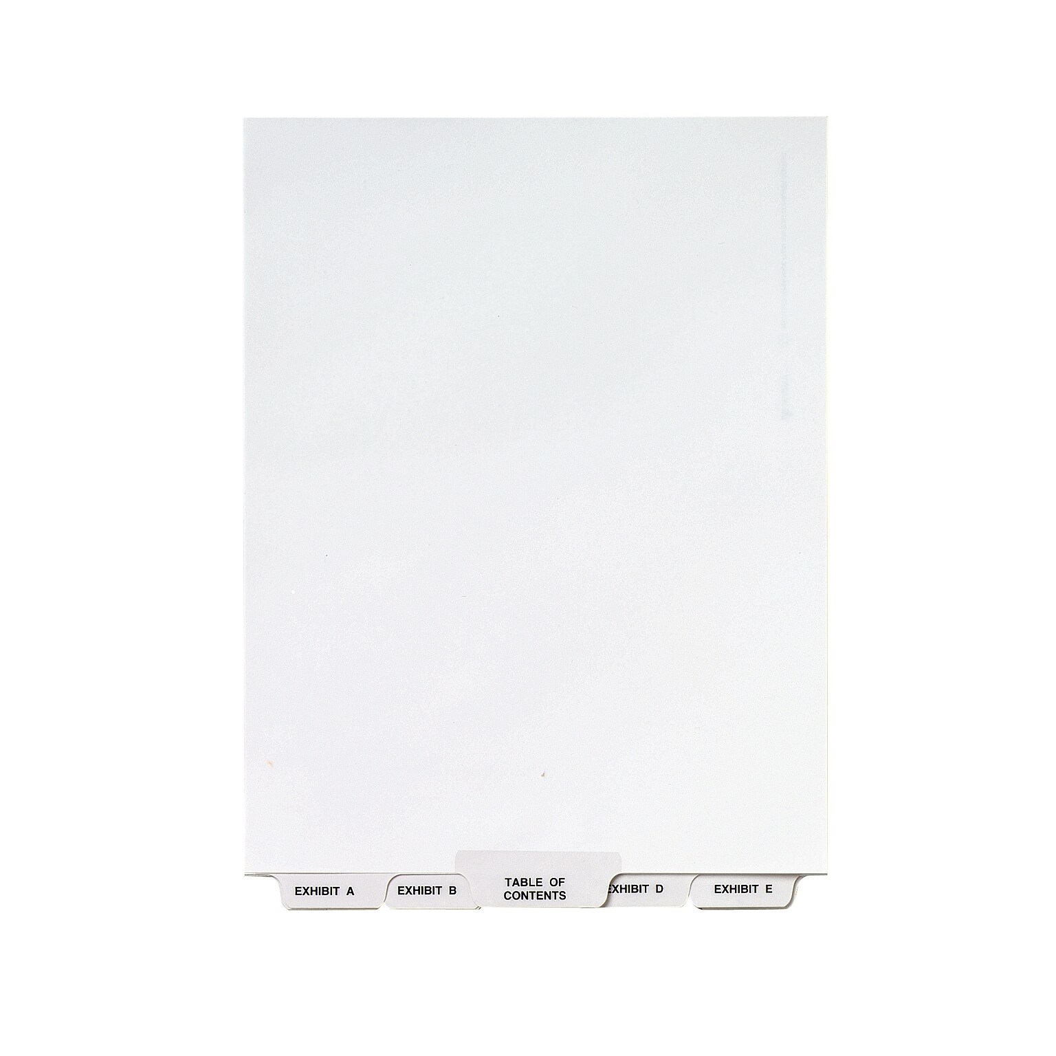 Avery Premium Collated Legal Paper Dividers, A-Z & Table of Content Tabs, White, Avery Style, Letter Size, Bottom Tab (11376)