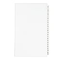Avery Legal Pre-Printed Paper Divider Collated Set, 26-50 Tabs, White, Avery Style, Legal Size (0143