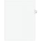 Avery Legal Pre-Printed Paper Dividers, Side Tab #7, White, Avery Style, Letter Size, 25/Pack (11917