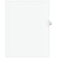 Avery Legal Pre-Printed Paper Dividers, Side Tab #10, White, Avery Style, Letter Size, 25/Pack (11920)