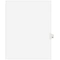 Avery Legal Pre-Printed Paper Dividers, Side Tab #16, White, Avery Style, Letter Size, 25/Pack (0101