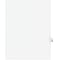Avery Legal Pre-Printed Paper Dividers, Side Tab #18, White, Avery Style, Letter Size, 25/Pack (0101