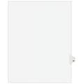 Avery Legal Pre-Printed Paper Dividers, Side Tab #19, White, Avery Style, Letter Size, 25/Pack (0101