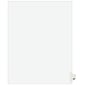 Avery Legal Pre-Printed Paper Dividers, Side Tab #25, White, Avery Style, Letter Size, 25/Pack (01025)