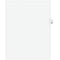Avery Legal Pre-Printed Paper Dividers, Side Tab #34, White, Avery Style, Letter Size, 25/Pack (0103
