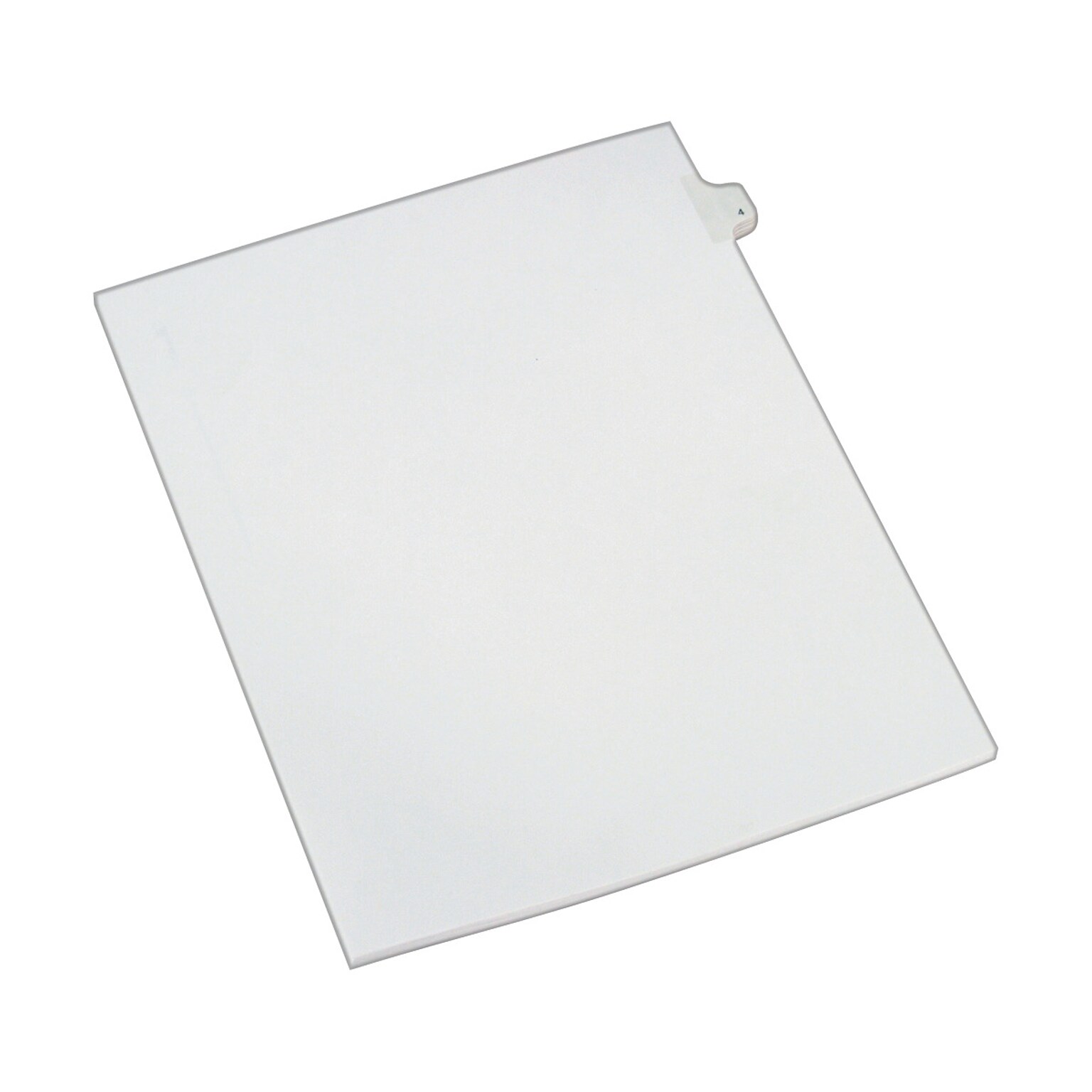 Avery Legal Pre-Printed Paper Dividers, Side Tab #4, White, Allstate Style, Letter Size, 25/Pack (82202)