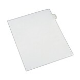 Avery Allstate Pre-Printed #5 Paper Dividers, White, 25/Pack (82203)