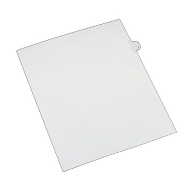 Avery Allstate Pre-Printed #7 Paper Dividers, White, 25/Pack (82205)
