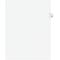 Avery Legal Pre-Printed Paper Dividers, Side Tab #31, White, Avery Style, Letter Size, 25/Pack (0103