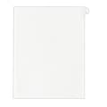 Avery Legal Pre-Printed Paper Dividers, Side Tab #1, White, Allstate Style, Letter Size, 25/Pack (82