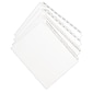 Avery Legal Pre-Printed Paper Dividers, Side Tab #1, White, Allstate Style, Letter Size, 25/Pack (82199)