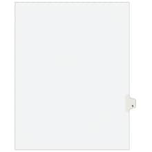Avery Legal Pre-Printed Paper Dividers, Side Tab S, White, Avery Style, Letter Size, 25/Pack (01419)
