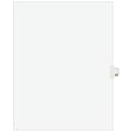 Avery Legal Pre-Printed Paper Dividers, Side Tab O, White, Avery Style, Letter Size, 25/Pack (01415)