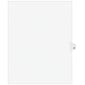 Avery Legal Pre-Printed Paper Dividers, Side Tab O, White, Avery Style, Letter Size, 25/Pack (01415)