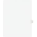 Avery Legal Pre-Printed Paper Dividers, Side Tab P, White, Avery Style, Letter Size, 25/Pack (01416)