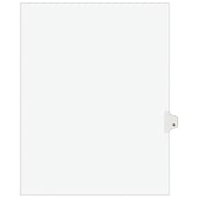 Avery Legal Pre-Printed Paper Dividers, Side Tab Q, White, Avery Style, Letter Size, 25/Pack (01417)